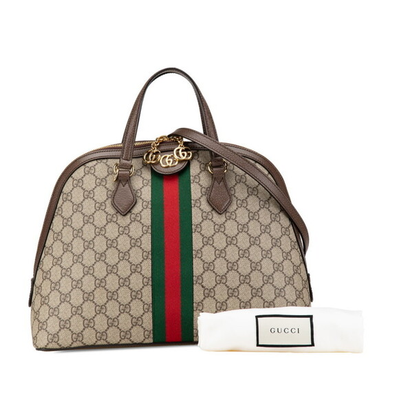 GUCCI Brown Leather Shoulder Bag - Picture 11 of 12